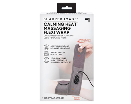 Sharper Image® Calming Heat Massaging Flexi Wrap