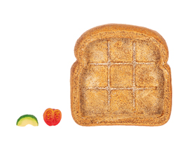 Tic Tac Toe Food Game