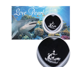 Love Pearl Necklace - Shark