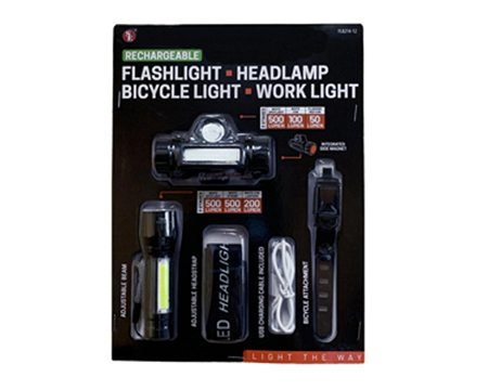 3-in-1 Rechargeable Light Set