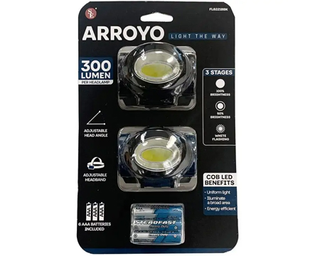 2 Pack Headlamp Set