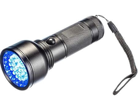 UV & White LED Flashlight