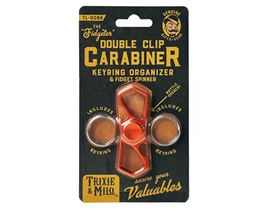 Fidget Spinner Double Carabiner