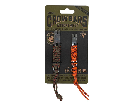 Mini Crowbar Set with Paracord Wraps