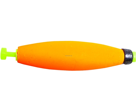 Cigar Weighted Bobber 3" Orange