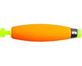 Cigar Weighted Bobber 2 1/2" Orange
