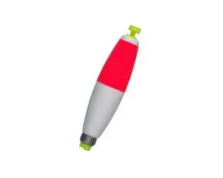 3" Cigar Red/White Weighted Bobber