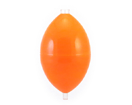 Tough Bubble Floats - Large Translucent Orange