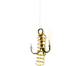 Eagle Claw Soft Bait 2x Treble #8 