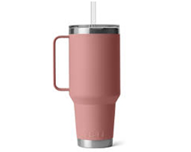 Yeti® Rambler 42 oz. Straw Lid Mug - Sandstone Pink
