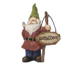 Fairy Garden Gnome Welcome