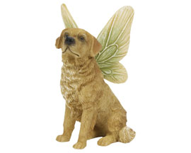 Fairy Garden Golden Retriever
