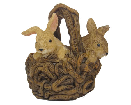Fairy Garden Bunny Basket