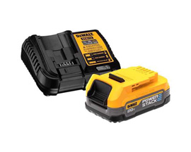 DeWalt® 20V Max Powerstack Lithium-Ion Compact Battery & Charger Starter Kit