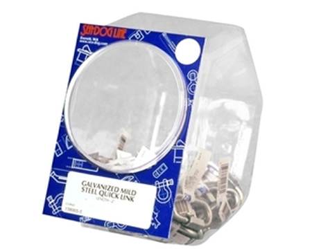 Galvanized Quick Links 1/4" Display