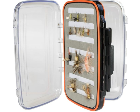 Large Double Sided Waterproof Flybox - Orange