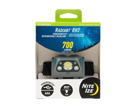 Radiant® RH2 PowerSwitch Rechargeable Headlamp - Blue Gray