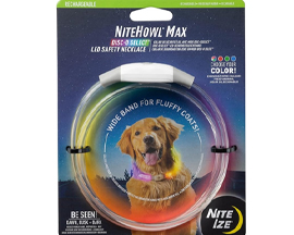 NiteHowl® Max LED Disc-O Select Dog Necklace