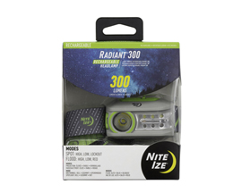 Radiant® 300 Rechargeable Headlamp - Green