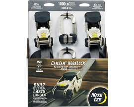CamJam HookLock Ratchet Strap - 15 2 Pack