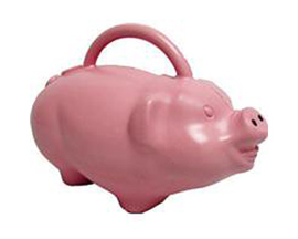 Novelty Character® 1.75 Gal. Plastic Watering Pig Can - Pink