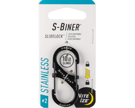S-Biner® SlideLock® Carabiner #2 Black