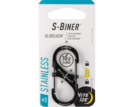 S-Biner® SlideLock® Carabiner #2 Black