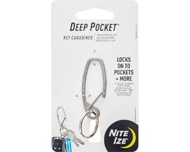 Deep Pocket Key Carabiner