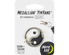 Medallion  YinYang Key Carabiner 