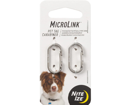 Microlink Pet Tag Carabiner 2 Pack