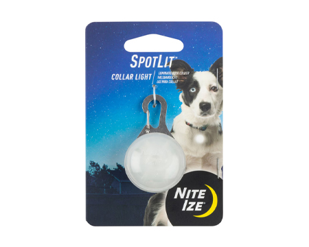 SpotLit Collar Light - White
