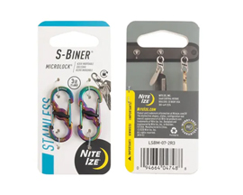 S-Biner® MicroLock® Spectrum Carabiner 2 Pack