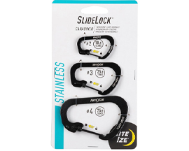 SlideLock® Carabiner - Black 3 Pack