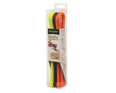 GearTie® 18" ProPack 6 Pack Assorted