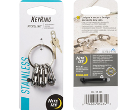 Microlink Stainless KeyRing