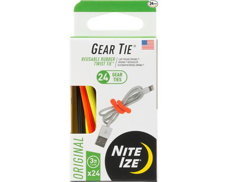 GearTie® 3" ProPack 24 Pack Assorted