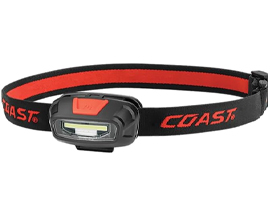 COAST® Headlamp 255 Lumens - Black/Red