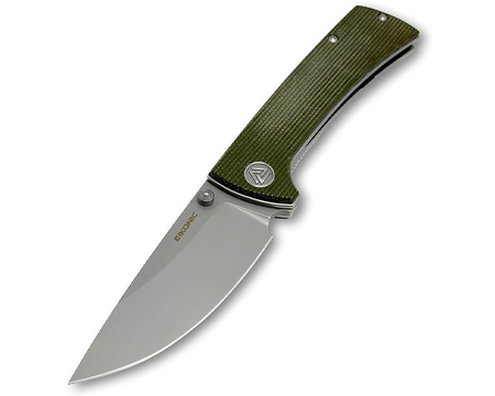 EIKONIC Olive Green Micarta Handle Folding Knife