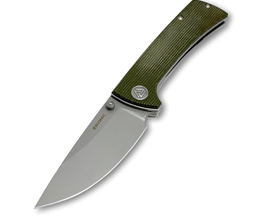 EIKONIC Olive Green Micarta Handle Folding Knife