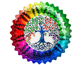 Spinfinity Vivid 12" Tree Of Life Spinner - Multicolor