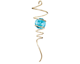 Twister 10" Gold/Aqua