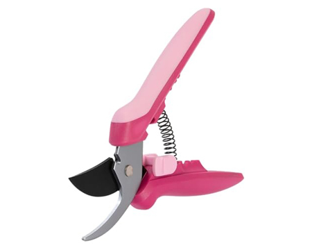 Fiskar® Steel Curved Pruners - Pink