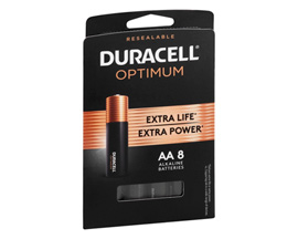 Duracell® 8PK Optimum AA Extra Life Extra Power Batteries