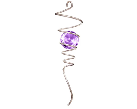 Spinfinity Twister 10" Silver/Purple