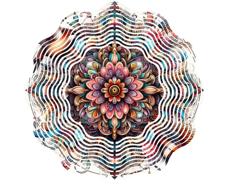 Wind Spinner - Floral Burst