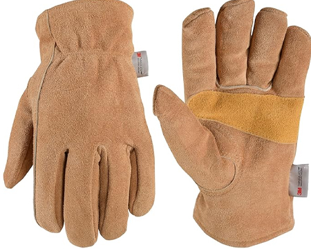 Split Cowhide Winter Weather Work Gloves - Large