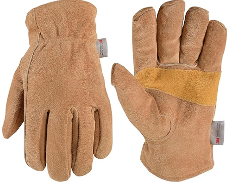 Split Cowhide Winter Weather Work Gloves - Medium