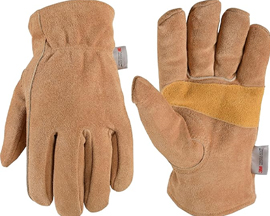 Split Cowhide Winter Weather Work Gloves - Medium
