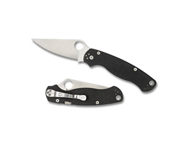 Spyderco® Para Military 2 Steel Folding Knife - Black