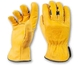 Bear Knuckles Cowhide Work Driver Gloves - Large